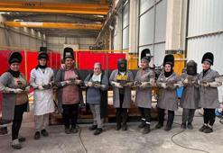 Çorum sanayisine kadın eli değdi: 9 kadın kaynak operatörü oldu