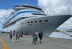 Bodrum'da turizm hareketliliği: Sezonun ilk kruvaziyeri geldi!