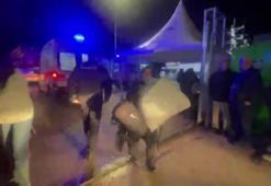 BUDO'da yangın: 5 kişi hastaneye kaldırıldı