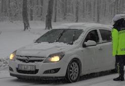 Kış geri geldi! İstanbul'un yanı başı beyaza büründü