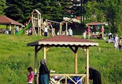 Milli parklar ve tabiat parkları bayramda doldu taştı