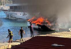 Fethiye'de milyonluk tekneler alevlere teslim oldu