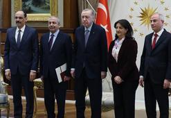 Cumhurbaşkanı Erdoğan, DEM Parti heyetini kabul etti! Görüşme 1 buçuk saat sürdü