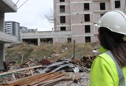 Ankara'da şantiyenin tek kadın mühendisi olarak çalışıyor! 'İlk işimiz önyargıları kırmak'