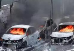 İstanbul'da korkutan yangın! Birçok araç küle döndü