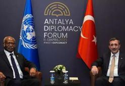 Cumhurbaşkanı Yardımcısı Yılmaz, BM Genel Kurulu Başkanı Yang ile görüştü