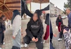 Liseli kızı arkadaşlarının darbettiği görüntülere polis inceleme başlattı
