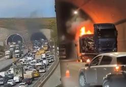 Sabiha Gökçen Havalimanı tünelinde yangın! Trafik yoğunluğu yaşanıyor