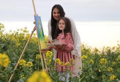 8 yaşındaki minik ressam 3. sergisine hazırlanıyor