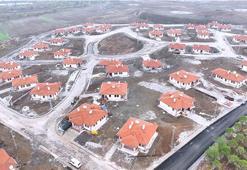 Bakan Kurum, depremzedeler için yapılan köy evlerini sosyal medyadan paylaştı