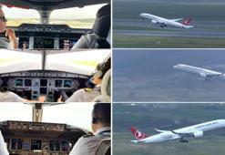 İstanbul Havalimanı'nda tarihi anlar! 3 uçak aynı anda havalandı