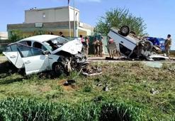 Şanlıurfa'da 2 otomobil kafa kafaya çarpıştı: 3 can kaybı, 2 yaralı