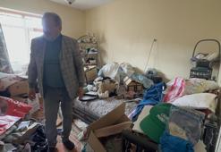 Elazığ'da çöp ev alarmı!  İhbarı yapılan adres emekli pilota ait çıktı