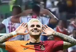 Mauro Icardi sevincine kırmızı kart! Saha karıştı