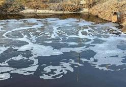 Gediz Nehri kapkara oldu! Vatandaşlar tedirgin: Dokunmaya korkar hale geldik