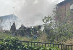 Zonguldak'ta çıkan yangında mahsur kalan görme engelli vatandaşı, otopark görevlisi kurtardı