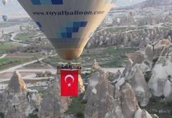 23 Nisan kutlamaları gökyüzünde başladı