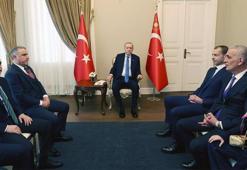 Cumhurbaşkanı Erdoğan, UEFA Başkanı Ceferin'i kabul etti