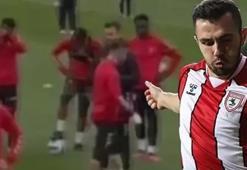 Samsunspor'da kriz! Emre Kılınç, Galatasaray iması yapılınca sahayı terk etti