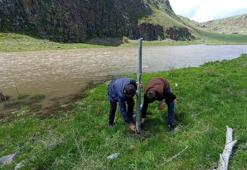 Kars’ta köylüler Akyaka Kanyonu’nu ağaçlandırıyor