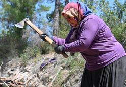 Ekmeklerini ormandan çıkarıyorlar! Osmaniyeli karı koca yıllardan beri bu işi yapıyor