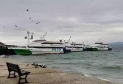 Deniz ulaşımına fırtına engeli! BUDO seferlerine iptal