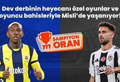 Fenerbahçe – Beşiktaş derbisinin heyecanı özel oyunlar ve oyuncu bahisleriyle Misli’de yaşanıyor!