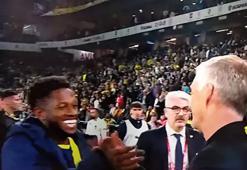Fred'in Beşiktaş derbisi sonrası görüntüsü olay oldu! Solskjaer'i gülerek tebrik etti