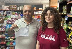 Adana'da su almak için girdiği markette kimseyi bulamayan genç kız örnek bir davranış sergiledi