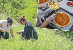 Diyarbakır'ın pizzası işte böyle olur! Kenger pizzaya da girdi