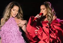 Hadise konserde seyirciyle dertleşti! 'Bu kötü niyet'