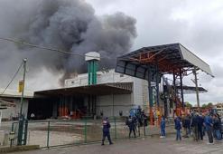 Sakarya'da korkutan fabrika yangını!