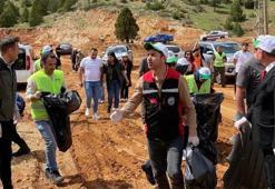 Saimbeyli ormanlarında temizlik yapıldı