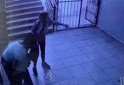 Hayat kurtaran müdahale! Boğulmakta olan öğrencisini Heimlich manevrasıyla kurtardığı anlar kamerada
