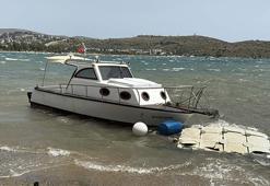 MGM uyarısı sonrası Bodrum'da fırtına: 10 tekne karaya oturdu