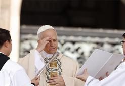 Yeni Papa'nın tarihi yemin töreni!  14. Leo yüzüğü taktı, görevine resmen başladı