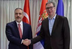 Dışişleri Bakanı Hakan Fidan, Sırbistan Cumhurbaşkanı Vucic ile görüştü
