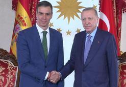 Erdoğan, İspanya Başbakanı Pedro Sanchez'i kabul etti