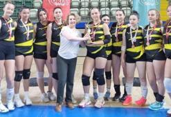 Bodrumlu kızlar Muğla'da voleybol il birincisi oldu