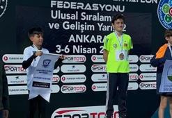 Muğlalı genç üç şampiyonada da zirveyi bırakmadı