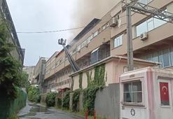 İstanbul'da tekstil fabrikasında yangın paniği!