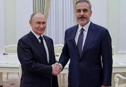 Moskova'da kritik zirve! Putin, Dışişleri Bakanı Hakan Fidan'ı kabul etti