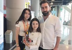 Baba ve iki kızı robot yarışmasına katıldı! Kayseri'den Bursa'ya derece ile döndüler