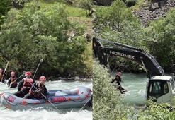 Hakkari'de dereye düşerek kaybolan genci arama çalışmaları 10'uncu gününde devam etti