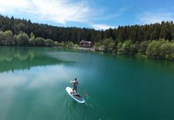 Artvin'de turizme yeni bakış: Kürek sörfü denendi