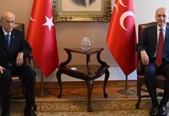 TBMM Başkanı Numan Kurtulmuş'tan Bahçeli'ye ziyaret