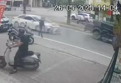 Antalya'da akıl almaz kaza! Sırtında demir borularla yürüyordu, havada uçtu, ölümden döndü