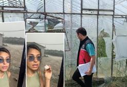 Antalya'yı dolu ve hortum vurdu! O anları kaydeden genç kadın gözyaşlarıyla anlattı: Dünyada kayıtlara geçecek boyutta