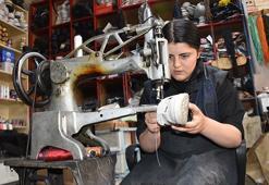 Unutulmaya yüz tutmuş mesleğe umut oldu: Ayakkabı tamirciliğinde tek kadın çırağı Esra ustalara taş çıkarıyor