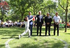 Bursa'da şenlik var! 17 ilkokuldan 450 öğrenci eski oyunlara sardı